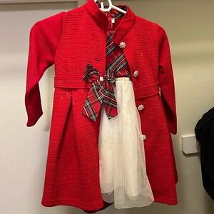 Little girl Christmas outfit